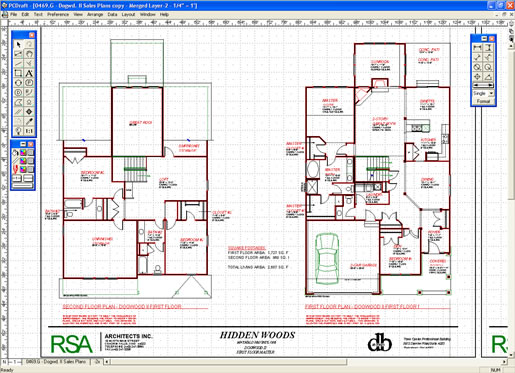 2D CAD Drawings