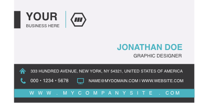 Corporate-Single-Side-Business-Card-Template-Front