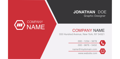 Red-Split-Single-Side-Business-Card-Template-Front