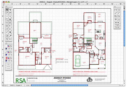 LargeScrShot macdraft Architectural Design