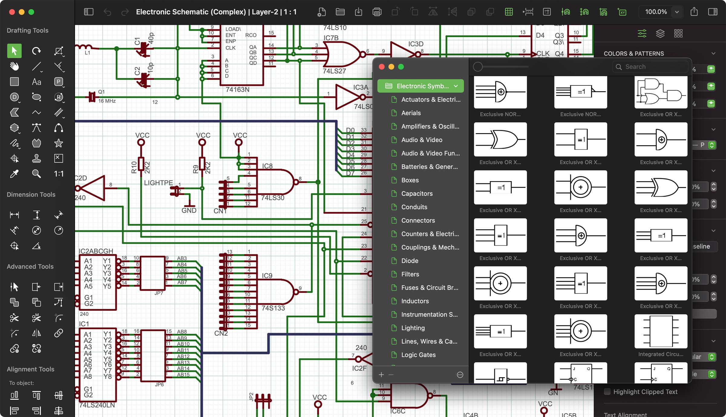 MacDraft Circuit Diagram