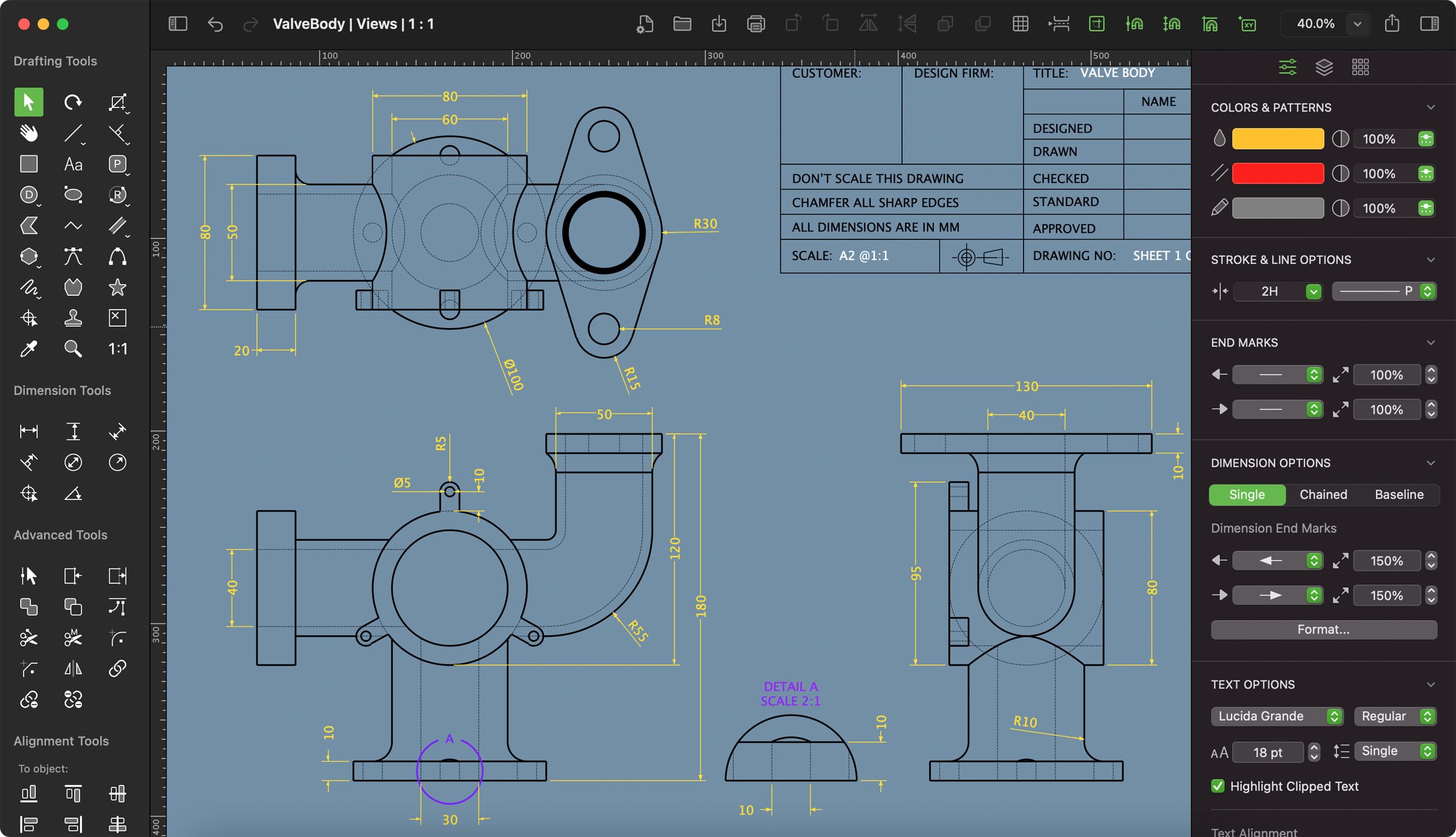 MacDraft Screen