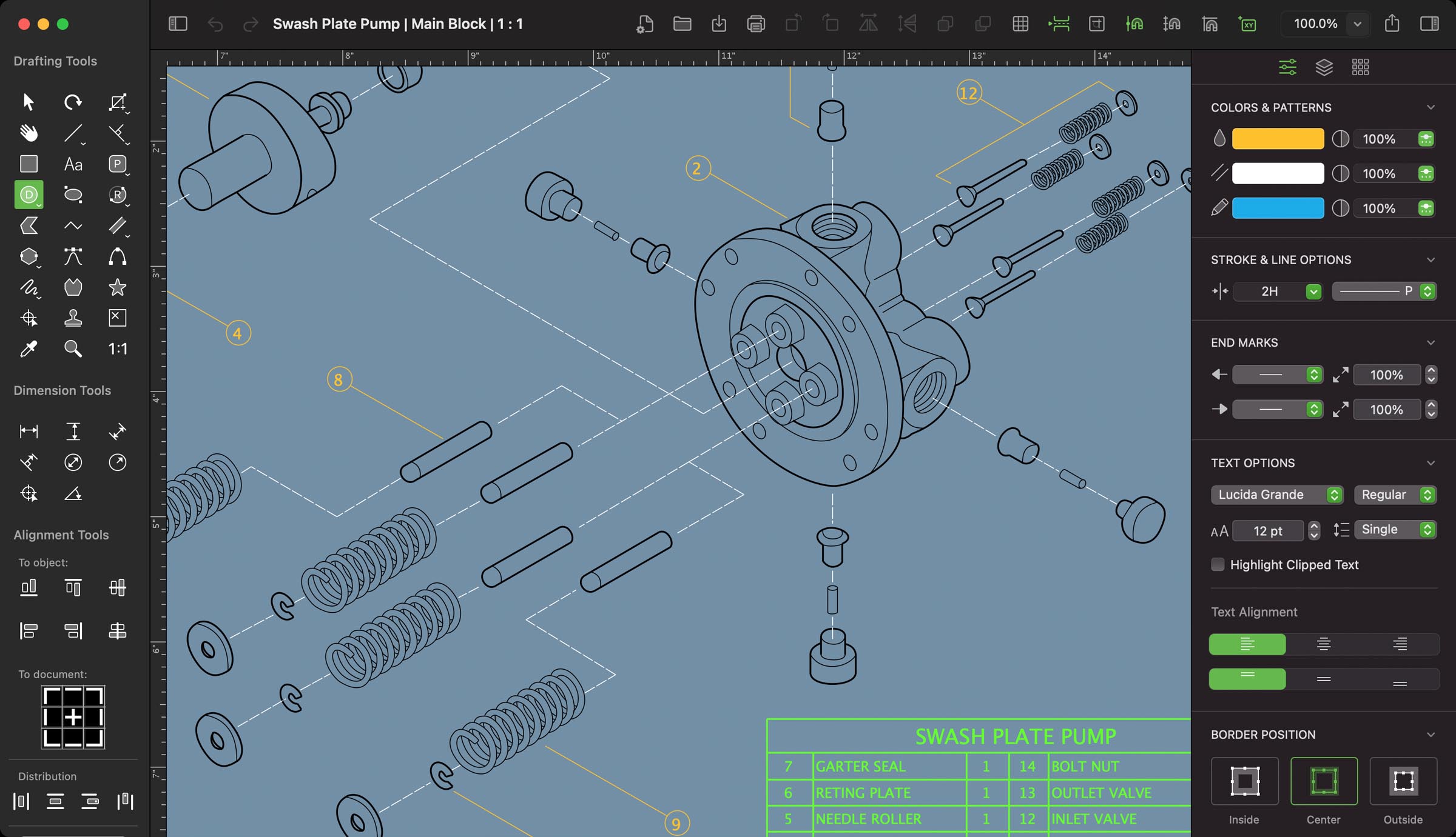 MacDraft Exploded Diagram