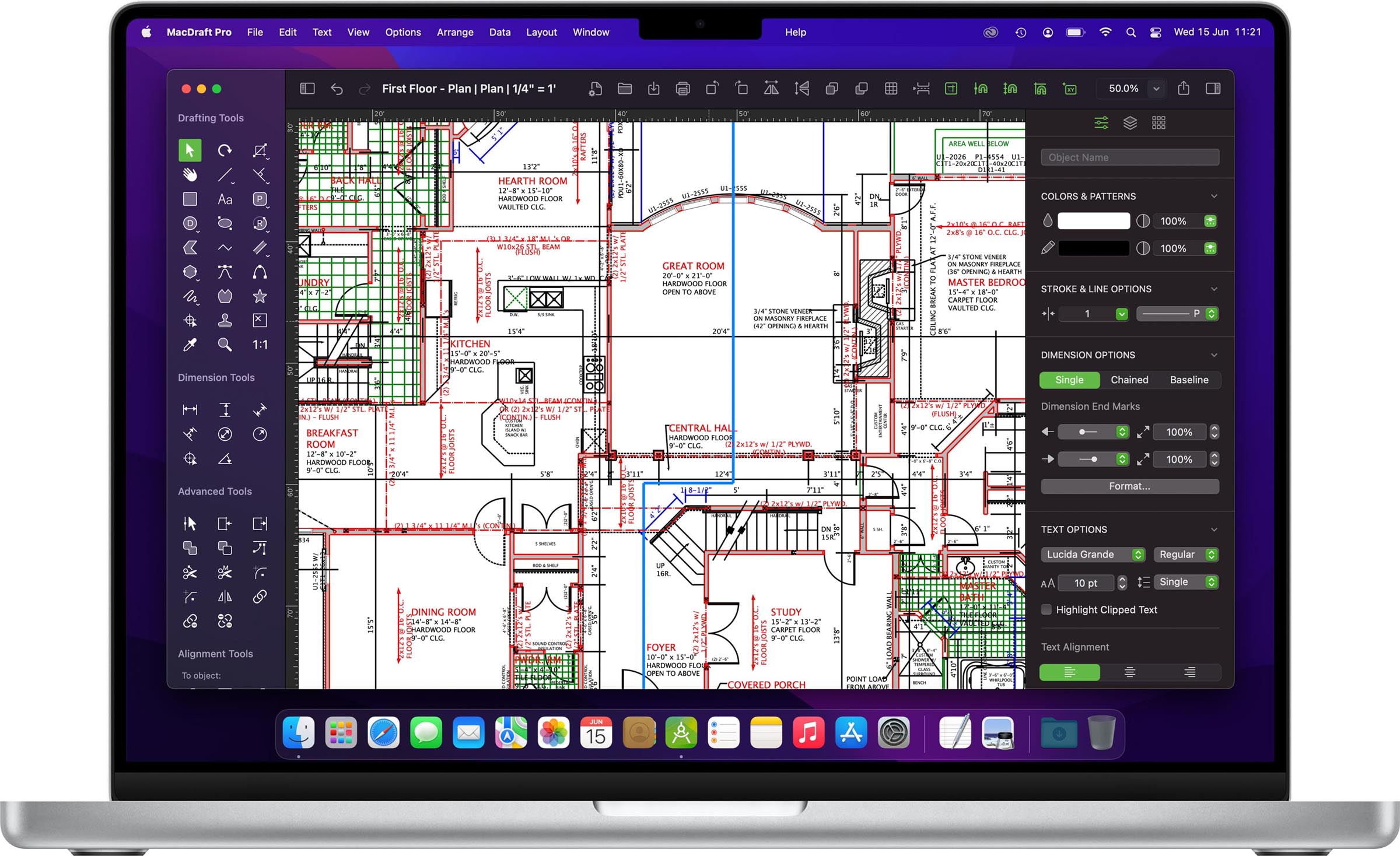 MacDraft 8  Screen