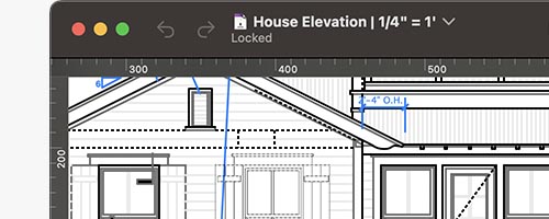 Center Ruler Dwg File DWG Viewer | Intuitive features | Microspot Ltd.