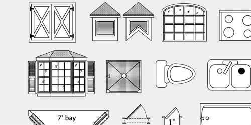 MacDraft Pro Plan Sectional Symbols