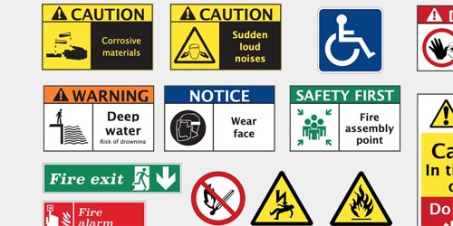 MacDraft Pro Safety Sign Symbols