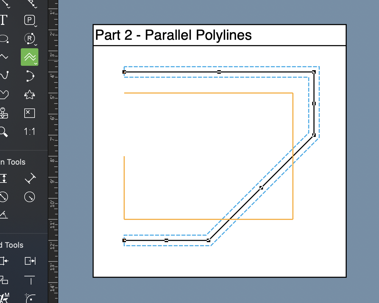 MacDraft Wall Drawing Tools