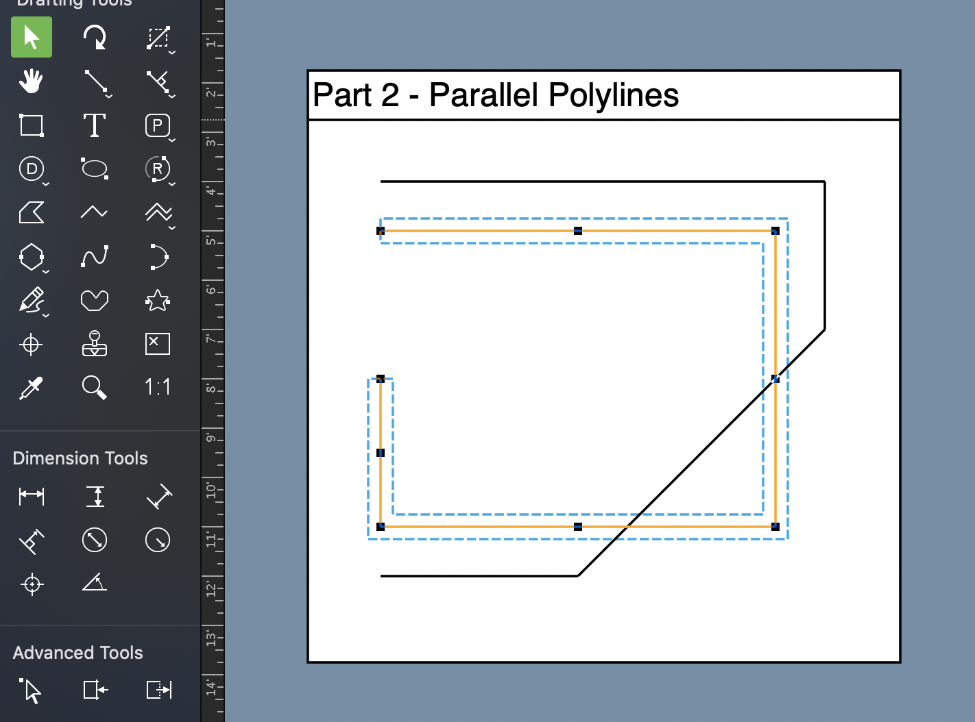 MacDraft Wall Drawing Tools