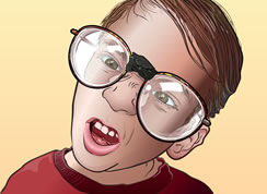 Crazy Kid Illustration