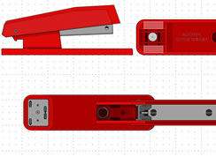 Stapler Elevation Drawing