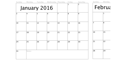 Basic-Blank-2016-Calender-Template-2