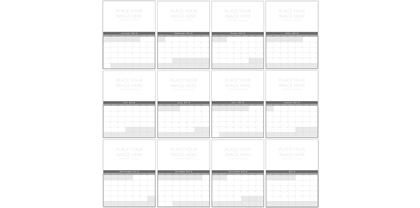 Blank-Custom-Image-Calender-Template-1