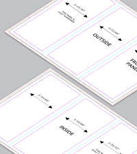 Blank TriFold Brochure Template