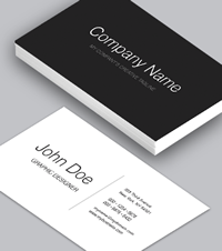 Corporate Black Business Card