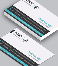 Corporate Single Side Business Card