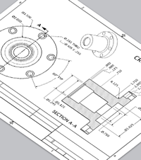 Engineering Bracket CAD Template