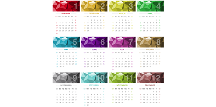 Pattern-Header-Calender-Template-1