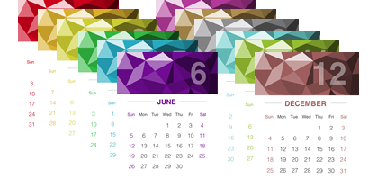 Pattern-Header-Calender-Template-3