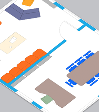 Simple Office Plan CAD Template